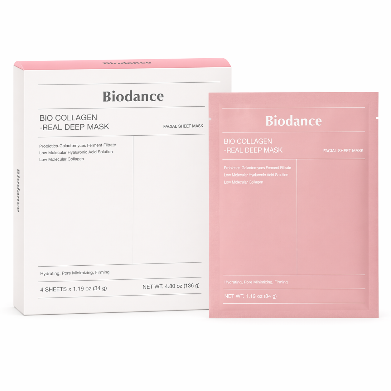 BIODANCE - BIO COLLAGEN REAL DEEP MASK - 4 MASQUES (34G)