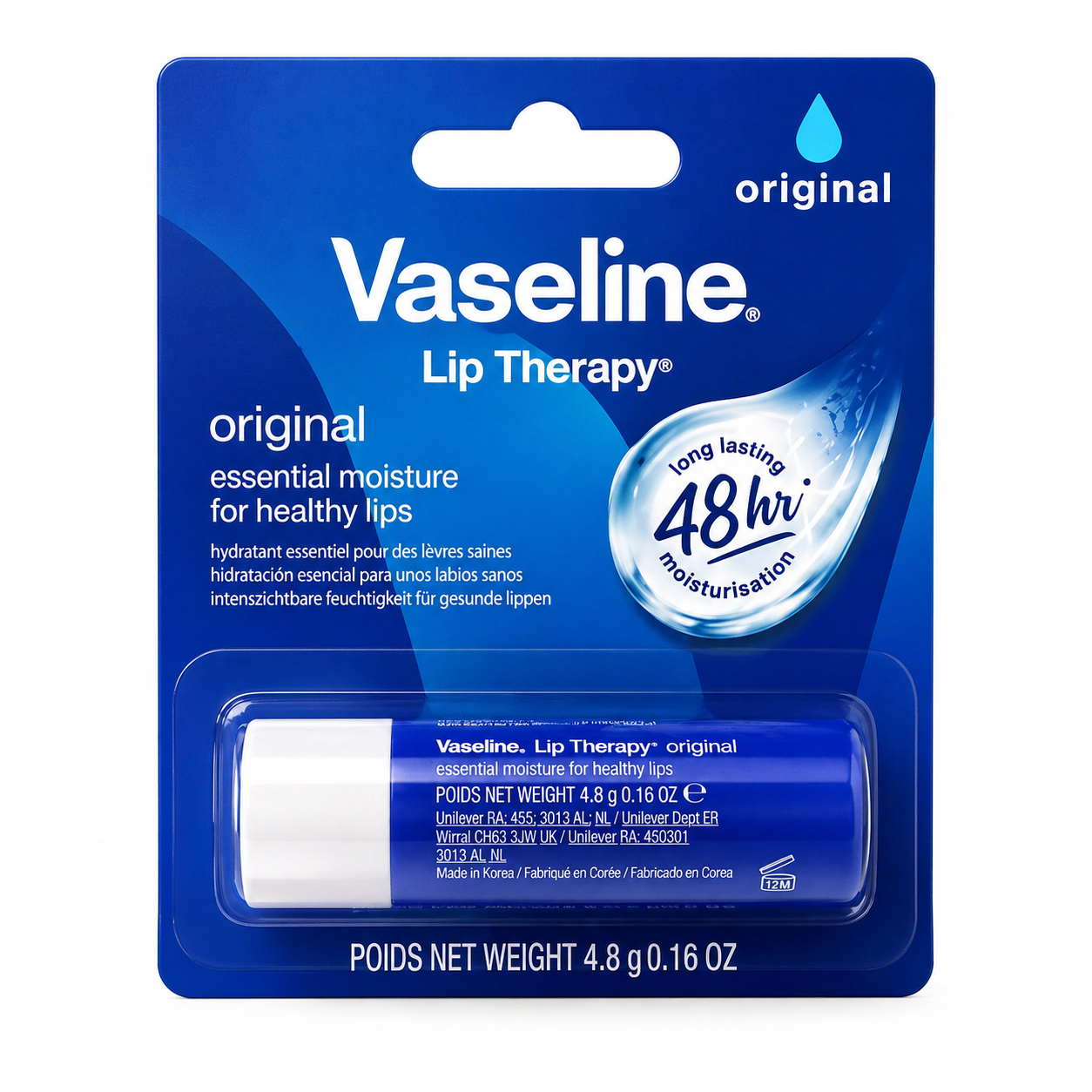 VASELINE – LIP THERAPY ORIGINAL (4.8G)