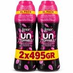 LENOR – PERLES PARFUMÉES POUR LE LINGE – LOT DE 2 × 495 GR