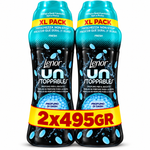 LENOR – PERLES PARFUMÉES POUR LE LINGE – LOT DE 2 × 495 GR