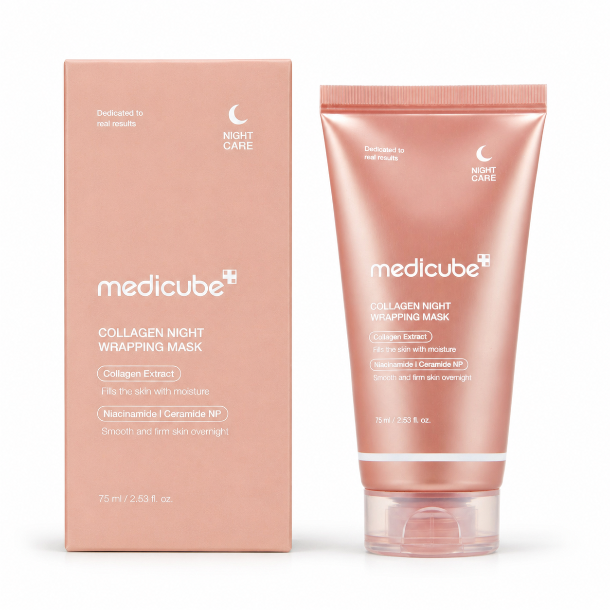 MEDICUBE - COLLAGEN NIGHT WRAPPING MASK - 75 ML