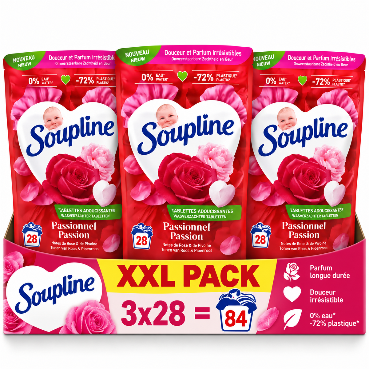 SOUPLINE – TABLETTES ADOUCISSANTES – 3x28 TABLETTES