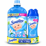 SOUPLINE CONCENTRÉ – PACK ADOUCISSANT 1.8L + PERLE DE LINGE 230GR