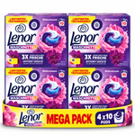 LENOR – CAPSULES DE LESSIVE  4 × 10 PODS