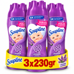 SOUPLINE PERLES DE FRAÎCHEUR – PARFUM POUR LE LINGE – LOT DE 3 × 230 G