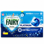 Fairy Platinum Extra Non Bio – 30 Capsules de Lessive – Peaux Sensibles – Détachage & Éclat du Blanc