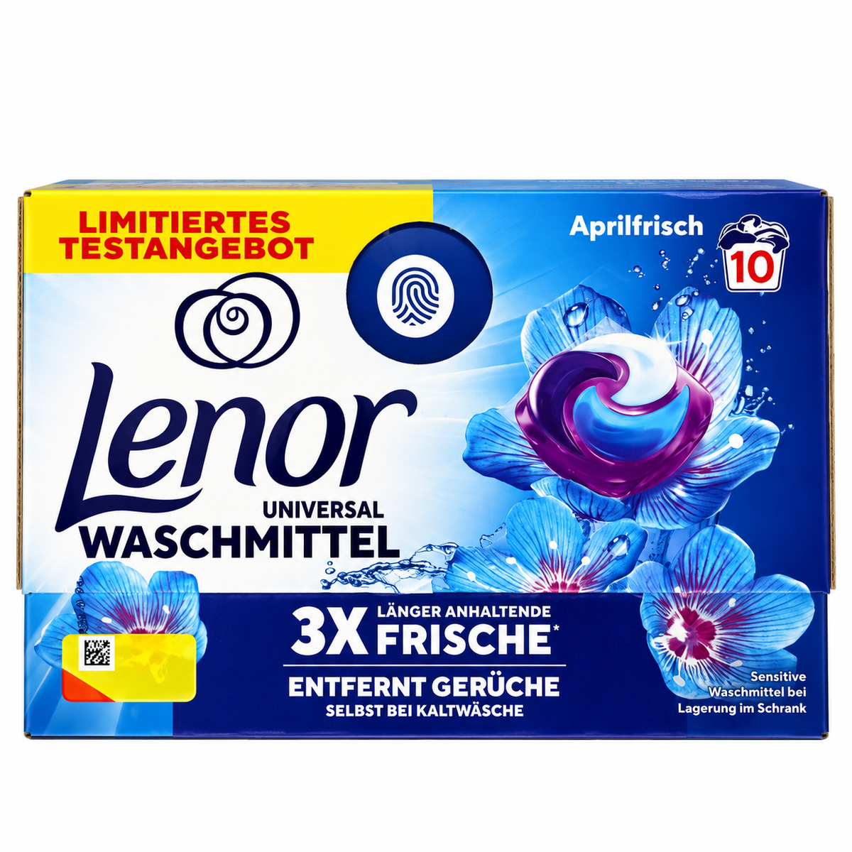 LENOR – CAPSULES DE LESSIVE APRILFRISCH – 10 PODS