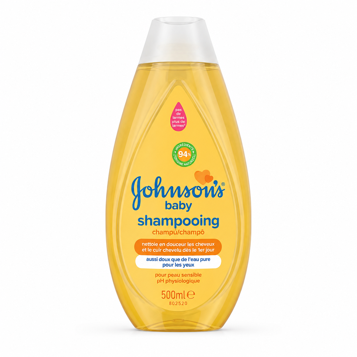 JOHNSON’S BABY – SHAMPOOING DOUX POUR BÉBÉ – 500 ML