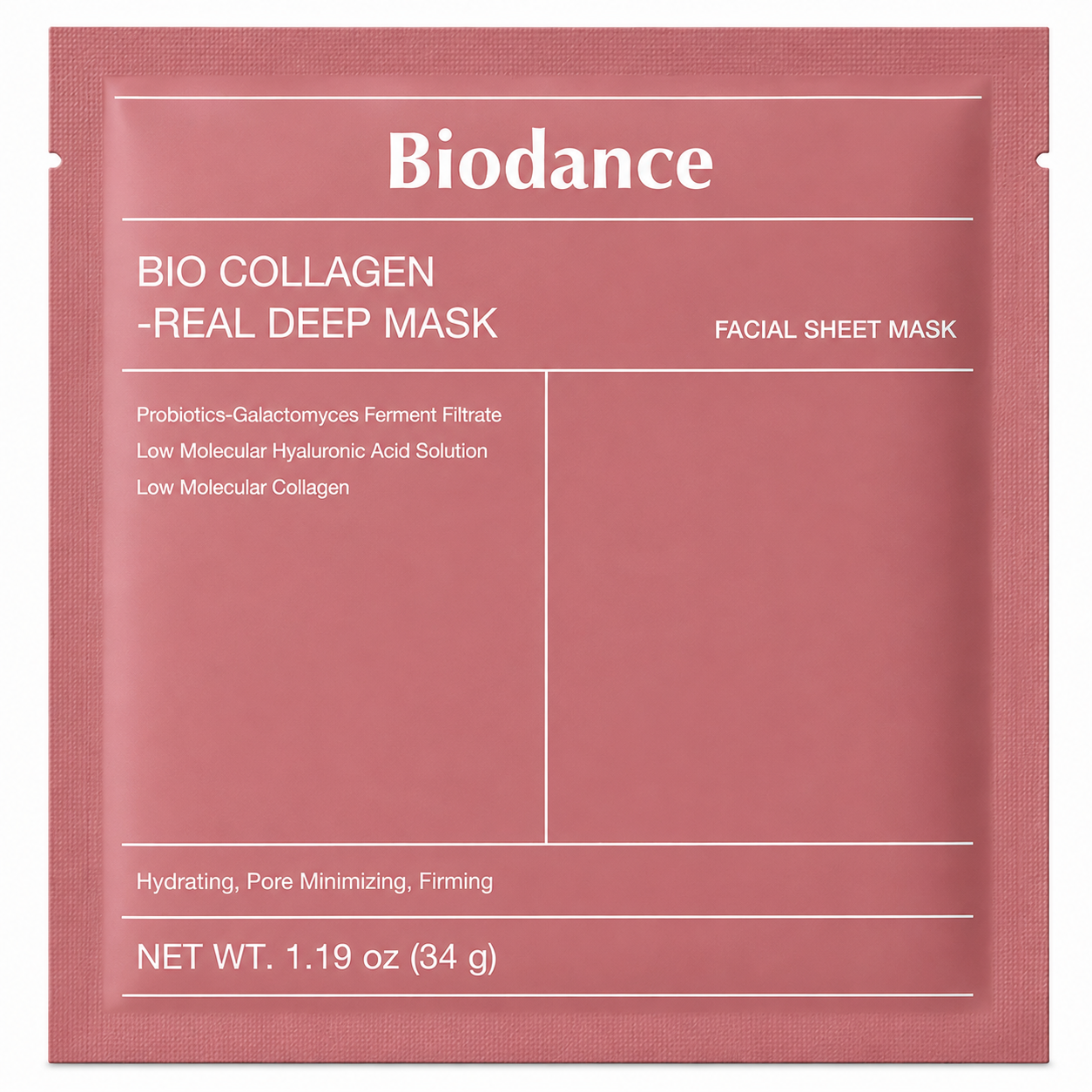BIODANCE BIO-COLLAGEN REAL DEEP MASK – MASQUE VISAGE 34 G