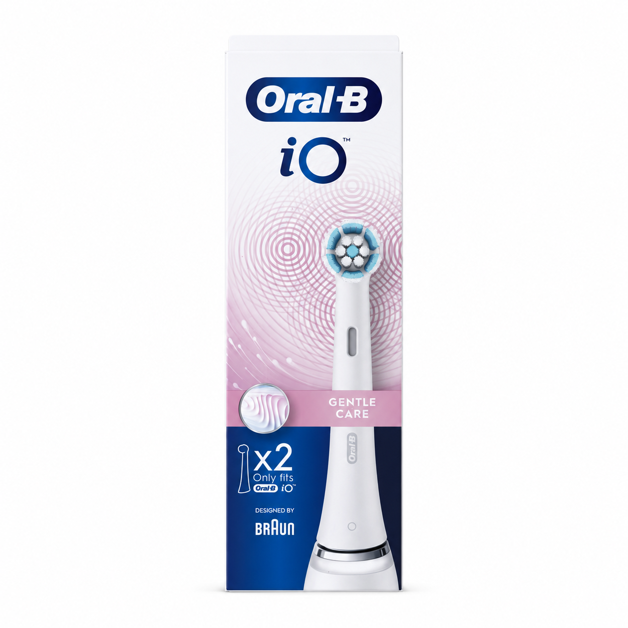 ORAL-B iO GENTLE CARE – 2 BROSSETTES DE RECHANGE