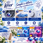 LENOR – CAPSULES DE LESSIVE  4 × 10 PODS