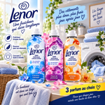 LENOR – ADOUCISSANT – LOT DE 5 × 756 ML – 180 LAVAGES