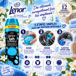 LENOR – PERLES PARFUMÉES POUR LE LINGE – LOT DE 2 × 495 GR