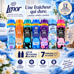 LENOR – PERLES PARFUMÉES POUR LE LINGE – LOT DE 2 × 495 GR