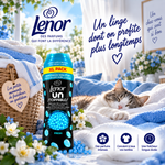 LENOR – PERLES PARFUMÉES POUR LE LINGE – LOT DE 2 × 495 GR