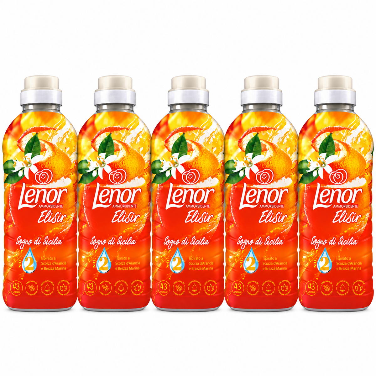 LENOR ELIXIR – SOGNO DI SICILIA – PARFUM DE LINGE – 903 ML – 43 LAVAGES
