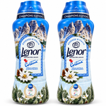 LENOR – PERLES PARFUMÉES POUR LE LINGE – EDITION LIMITÉE - ÉTOILE D'ALPINE & MUSC BLANC 495 GR