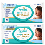 PAMPERS AQUA SOFT TOUCH – 48 LINGETTES BÉBÉ