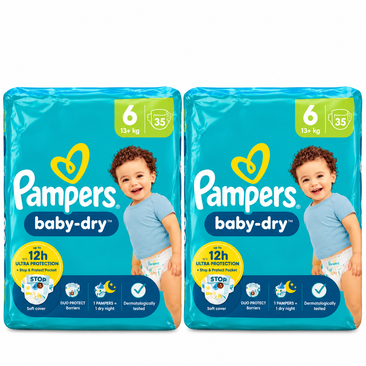 Pampers Baby-Dry Taille 6 – 35 Couches