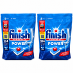 Finish Powerball Power – 104 Pastilles Lave-Vaisselle