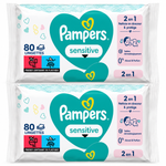 PAMPERS SENSITIVE – 80 LINGETTES BÉBÉ