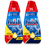FINISH - GEL LAVE-VAISSELLE POWER GEL ALL IN 1 - 35 LAVAGES
