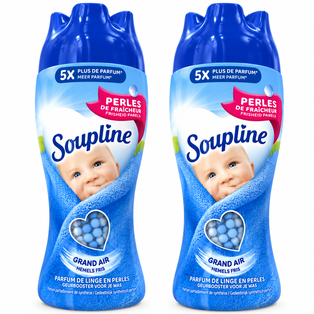 SOUPLINE PERLES DE FRAÎCHEUR – GRAND AIR - PARFUM POUR LE LINGE – 230GR
