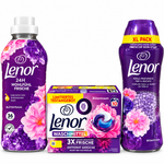 LENOR – PACK ADOUCISSANT & PERLES PARFUMÉES POUR LE LINGE