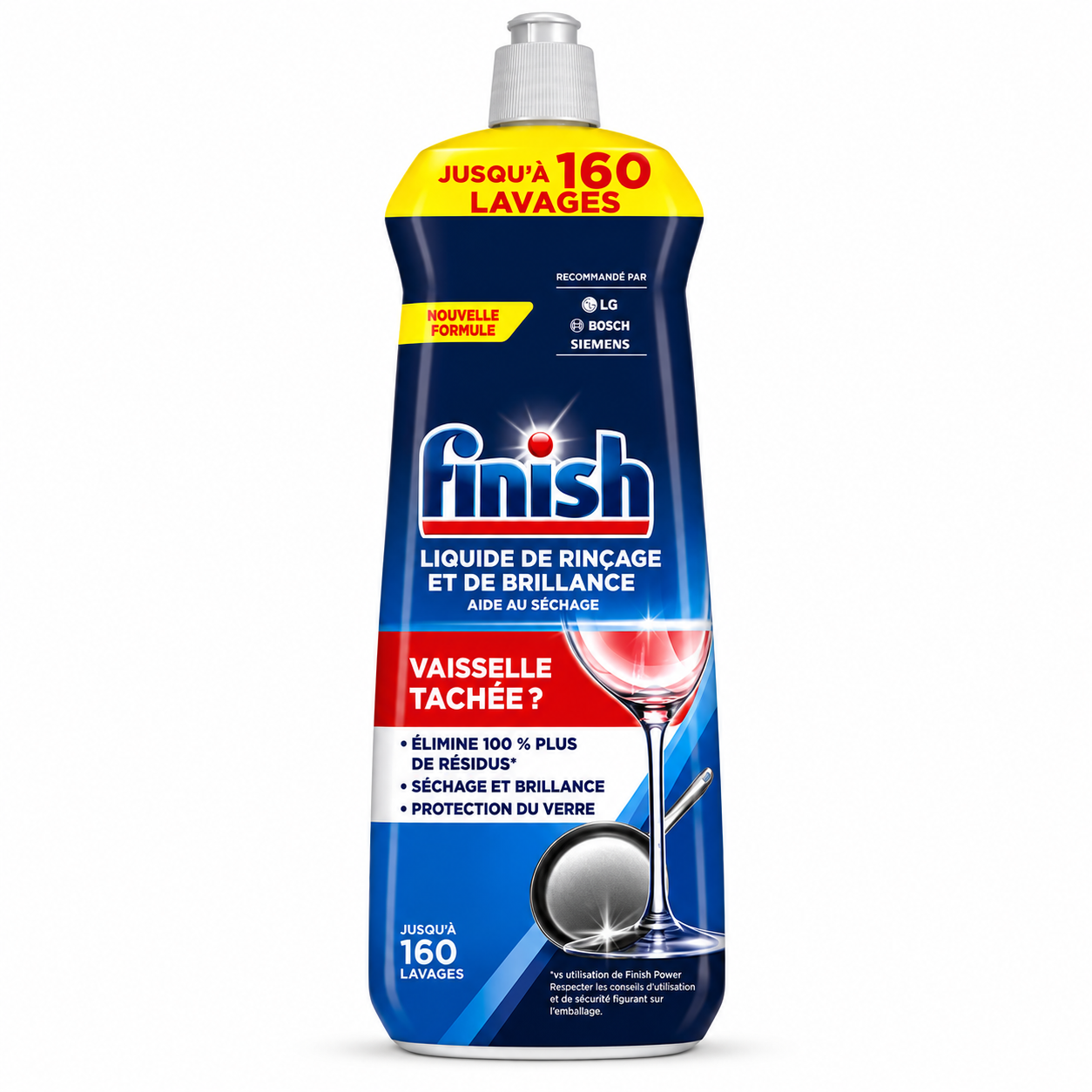 FINISH – LIQUIDE DE RINÇAGE ET DE BRILLANCE – JUSQU’À 160 LAVAGES - 800 ML