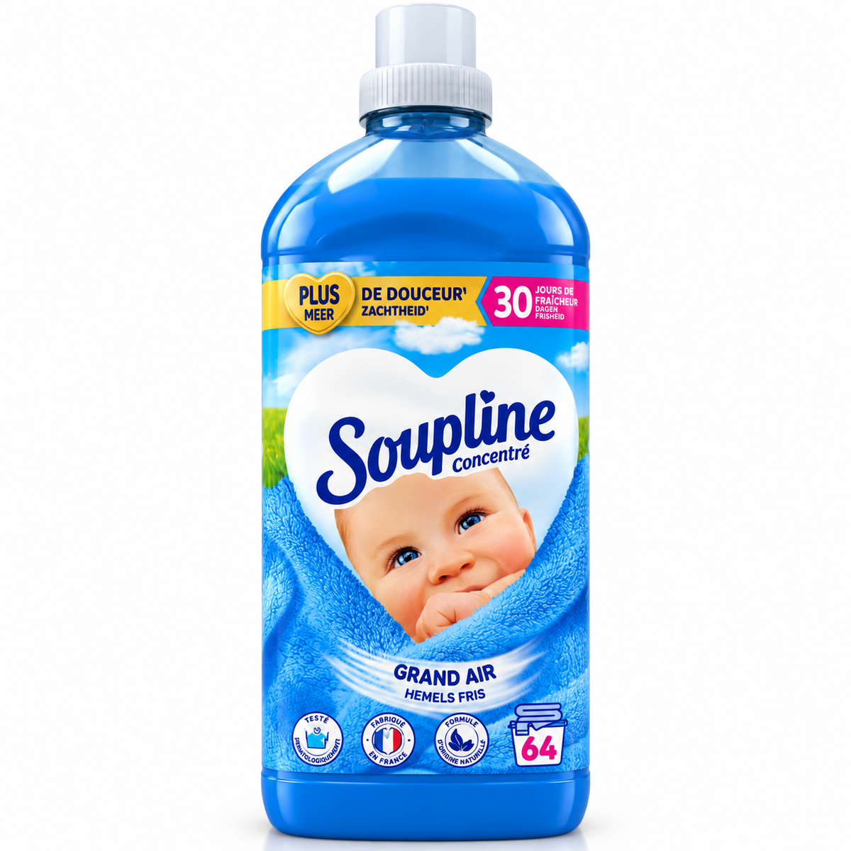 Soupline Concentré Grand Air – 64 Lavages