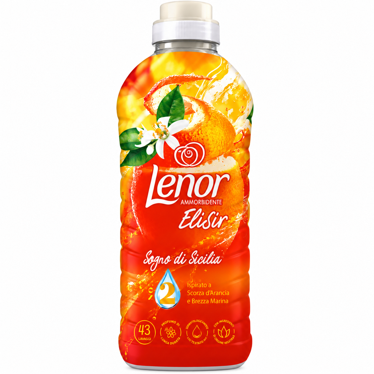LENOR ELIXIR – SOGNO DI SICILIA – PARFUM DE LINGE – 903 ML – 43 LAVAGES