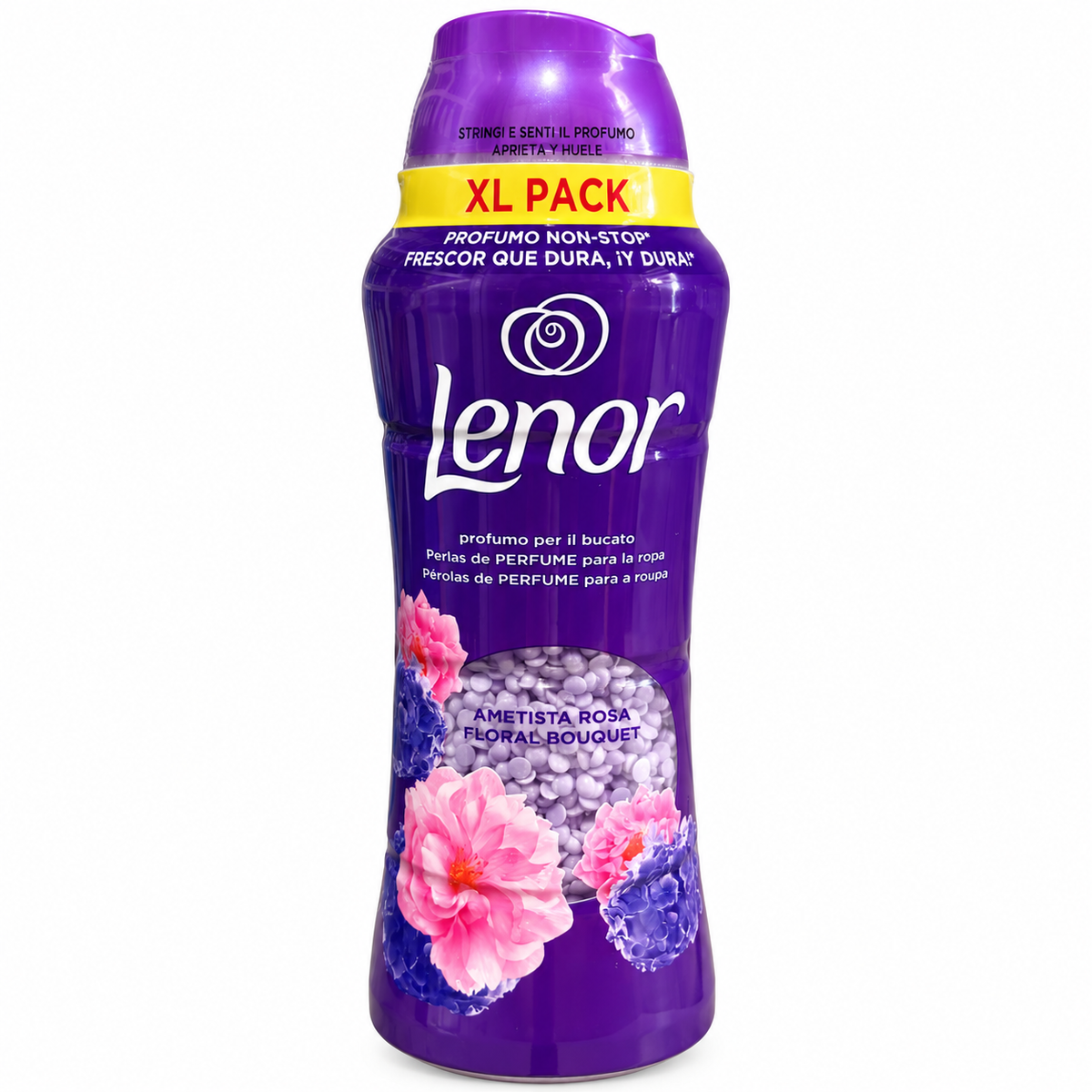 LENOR – PERLES PARFUMÉES POUR LE LINGE – FLORAL BOUQUET - 495 GR