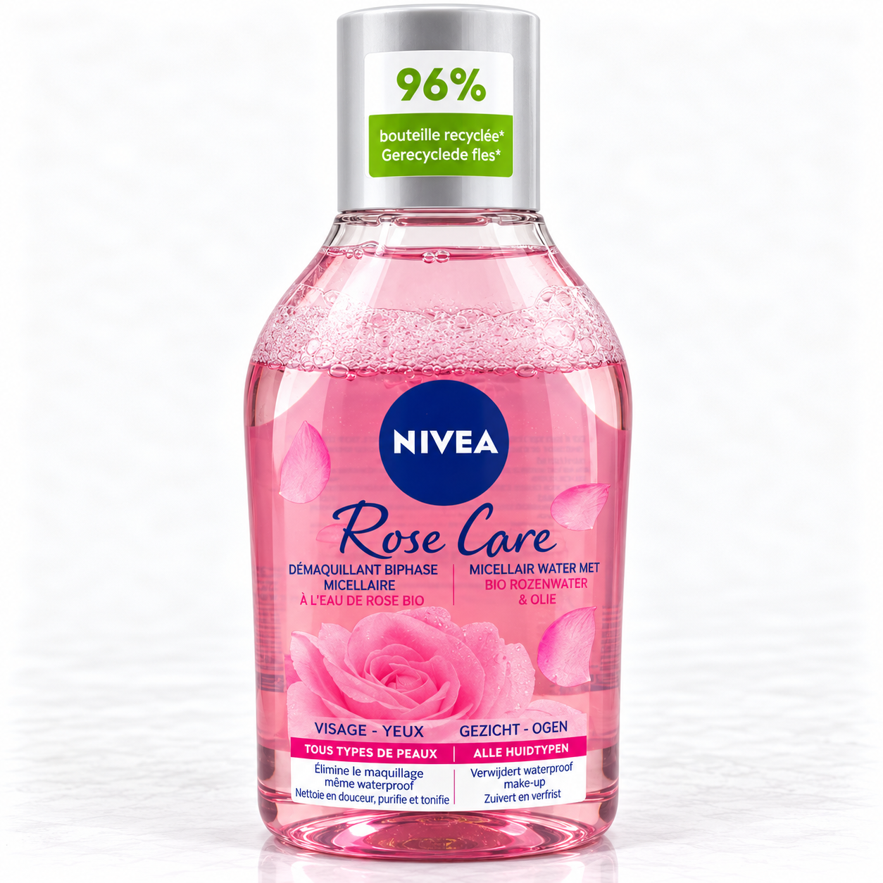 Nivea Rose Care Démaquillant Micellaire Biphasé