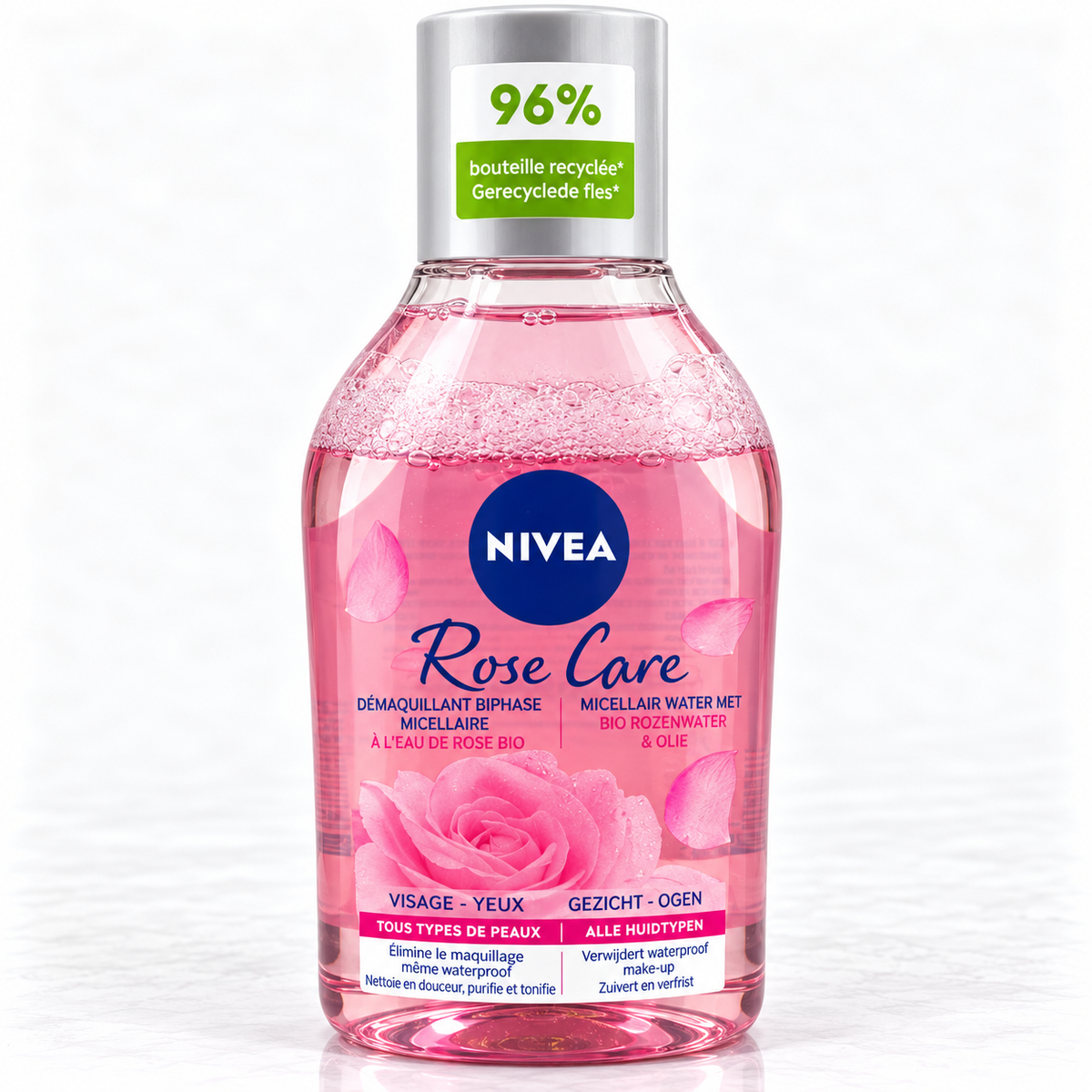 Nivea Rose Care Démaquillant Micellaire Biphasé