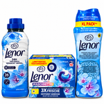 LENOR – PACK ADOUCISSANT & PERLES PARFUMÉES POUR LE LINGE