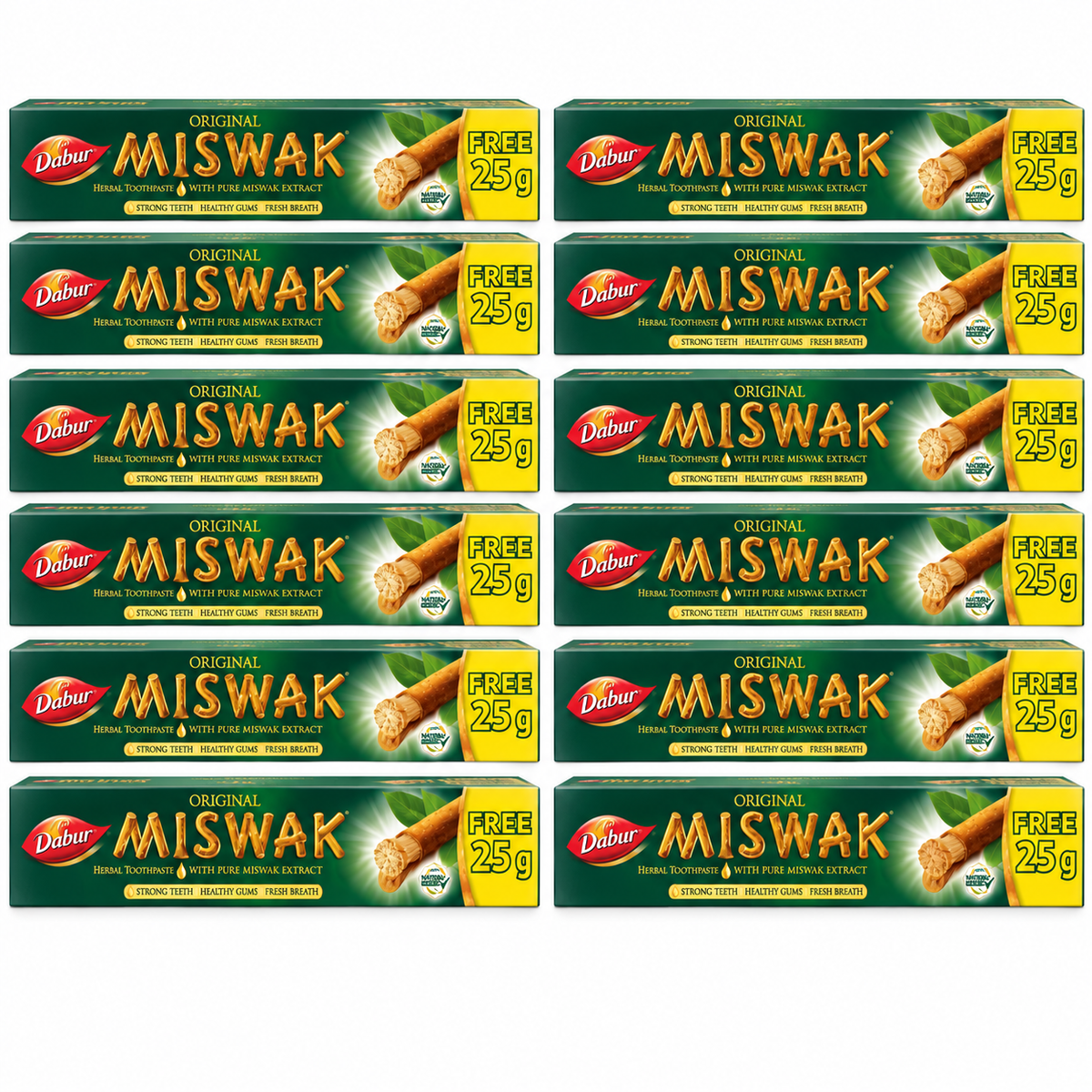 PACK DENTIFRICES MISWAK