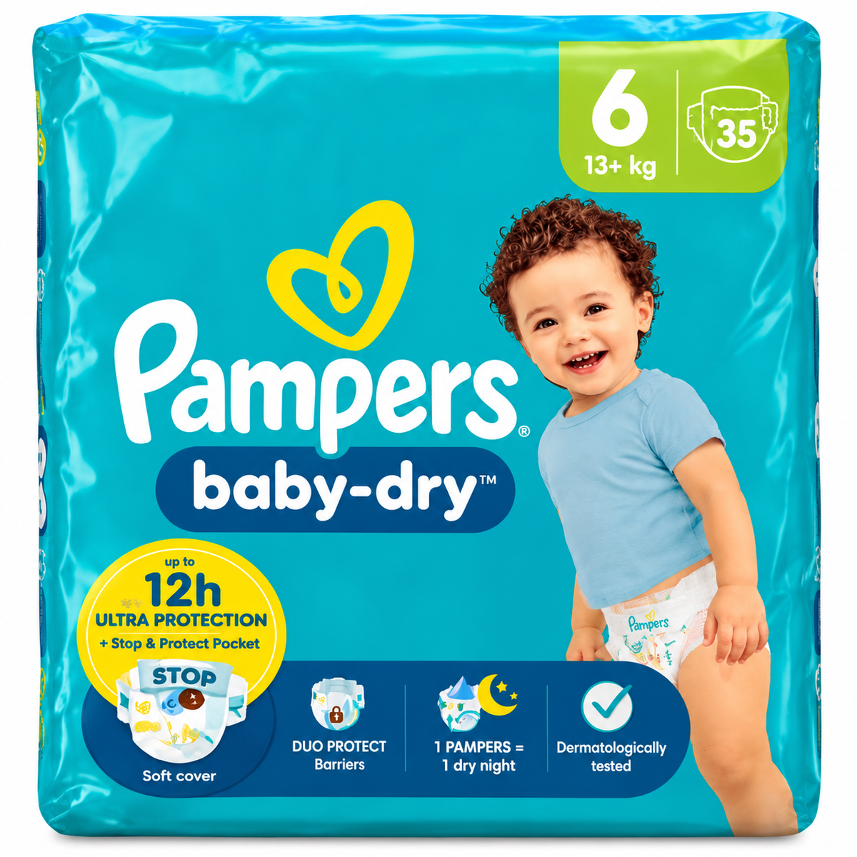 Pampers Baby-Dry Taille 6 – 35 Couches
