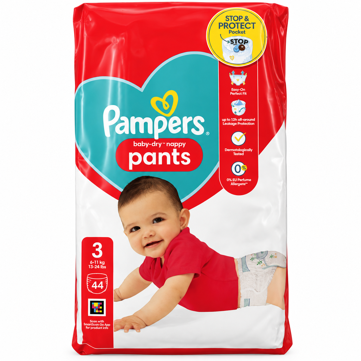 Pampers Baby-Dry Pants Taille 3 – 44 Couches