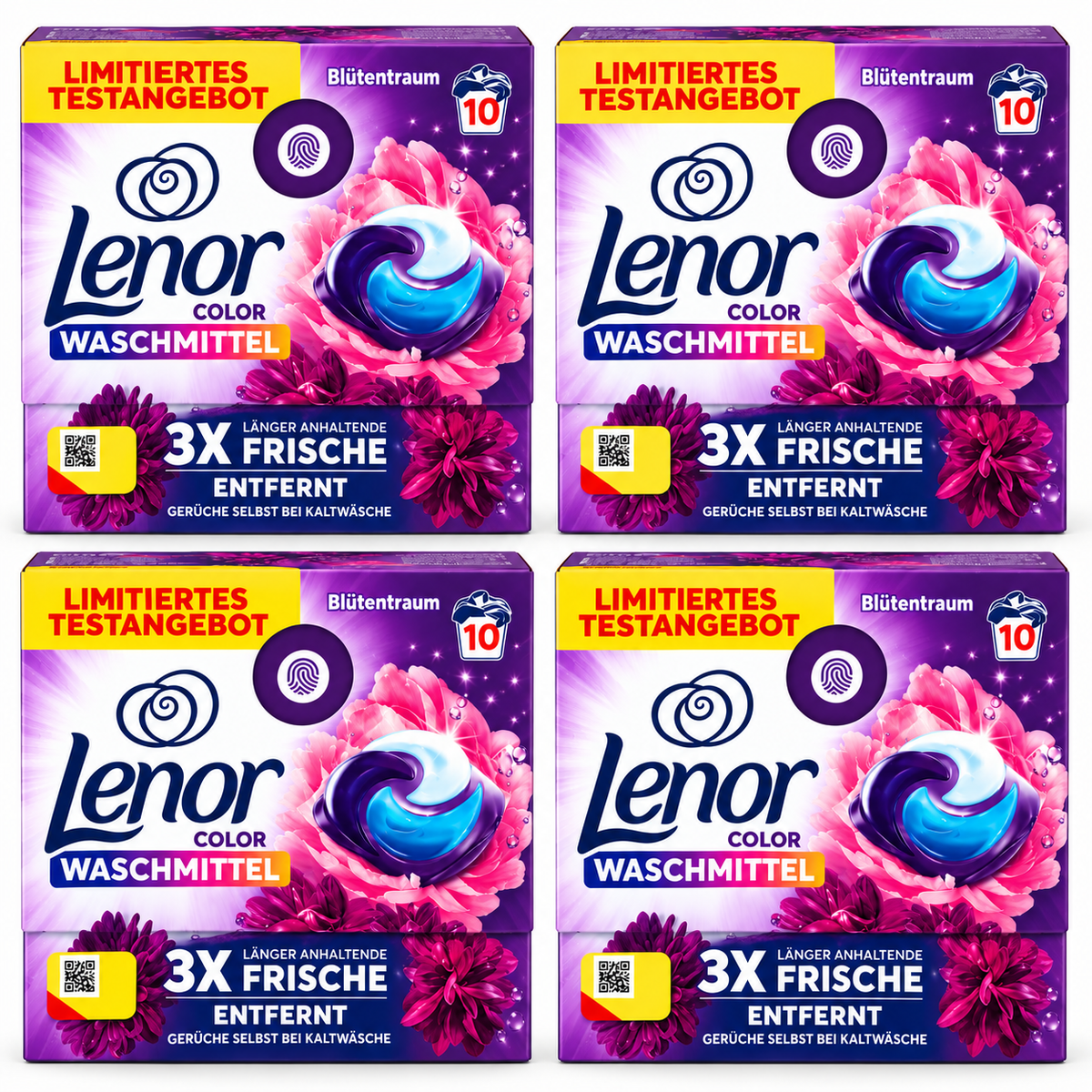 LENOR – CAPSULES DE LESSIVE COLOR – 10 PODS
