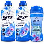 LENOR – PACK ADOUCISSANT & PERLES PARFUMÉES POUR LE LINGE